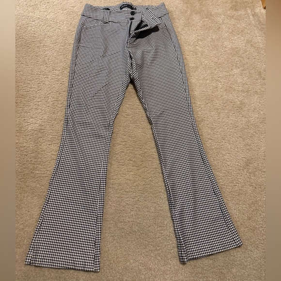 Studio Black and White Dress Pants with Classic Pattern - Picture 1 of 6